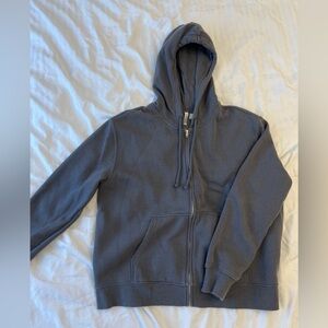 H&M Charcoal Gray Zip-Up Hoodie